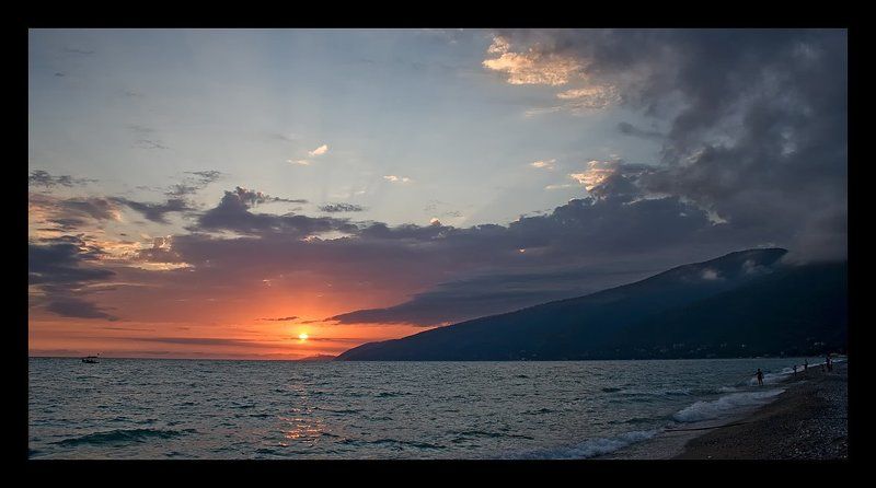 Теплый вечер дождливого дня фото превью