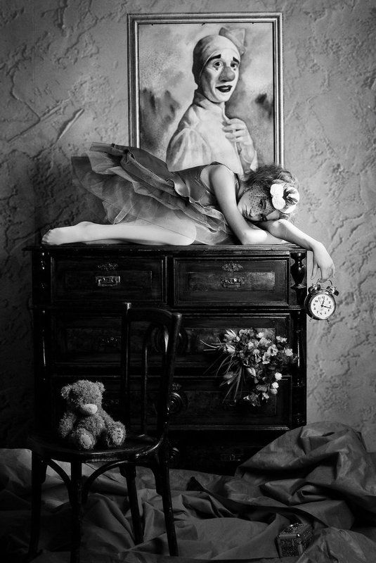 грустный клоун фото превью