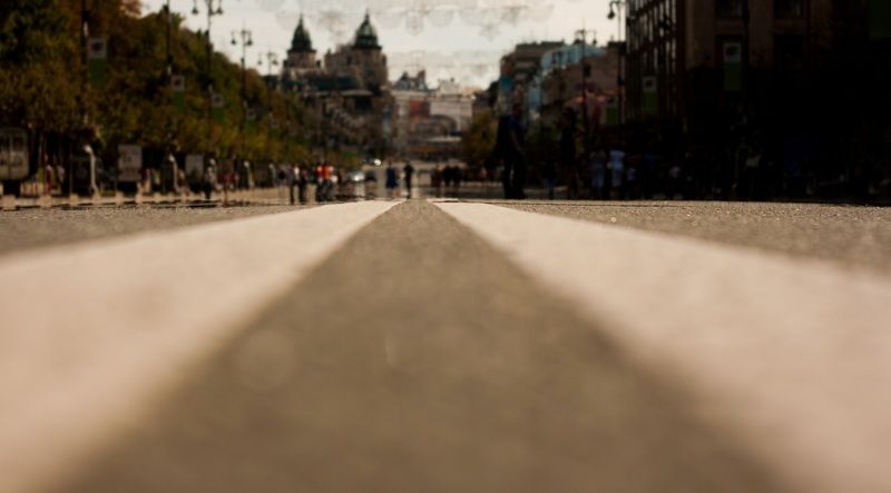 киев, города, центральная улица Крещатик фото превью