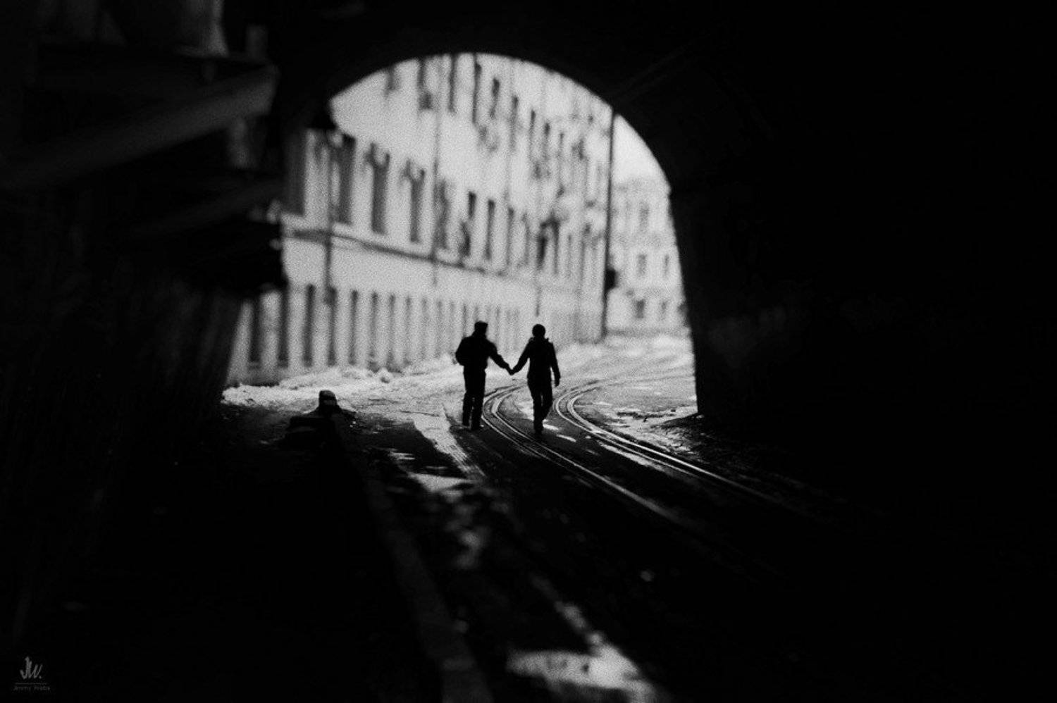 пара, любовь, силуэт, контраст, москва, Кузнецов Петр