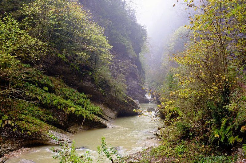 Гуамское ущелье после селевого потока фото превью