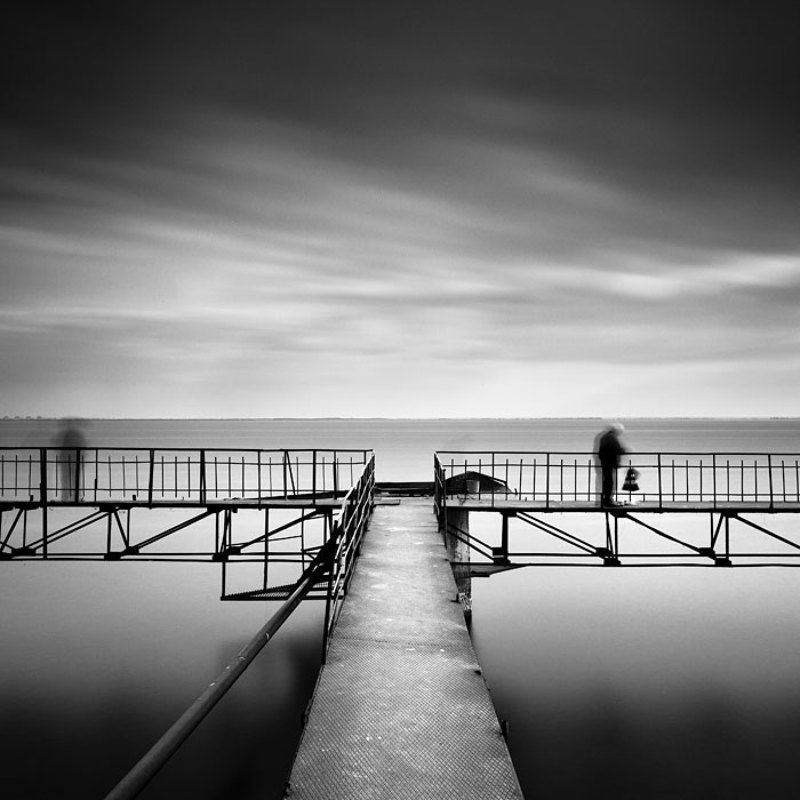 пейзаж, моно, чб *** фото превью