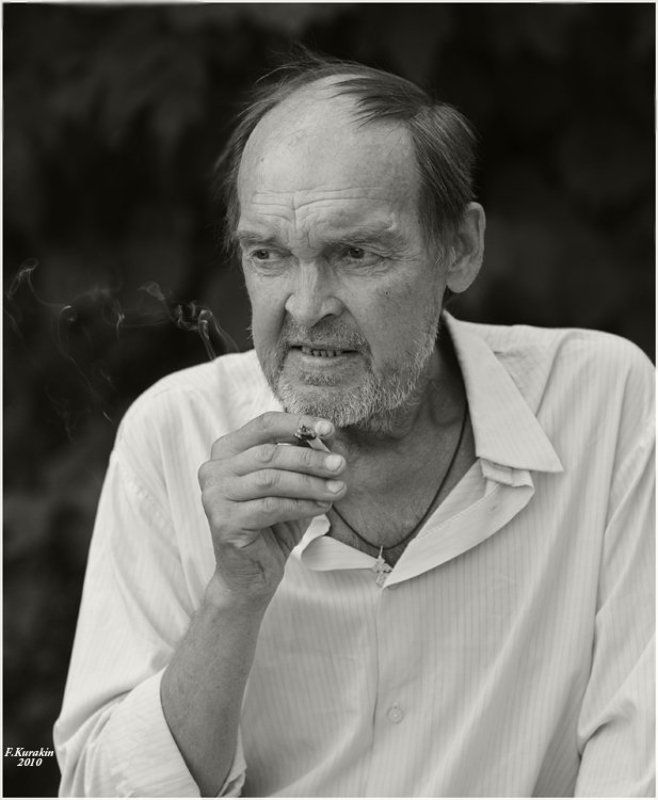 мужчина, портрет, лица, люди, жанровый портрет Дымок... фото превью