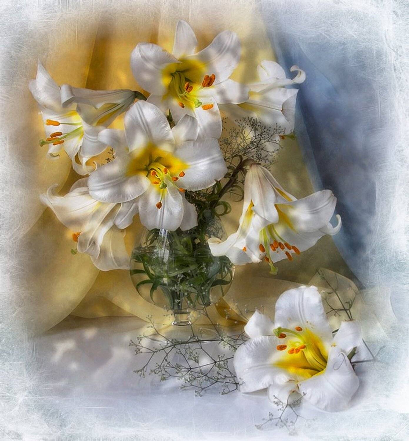 лилия, букет, натюрморт, Наталья Кузнецова (Nateletro)