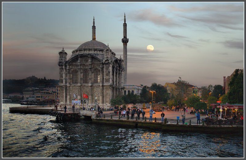 стамбул, босфор, закат Стамбул. Вечер на Босфоре фото превью