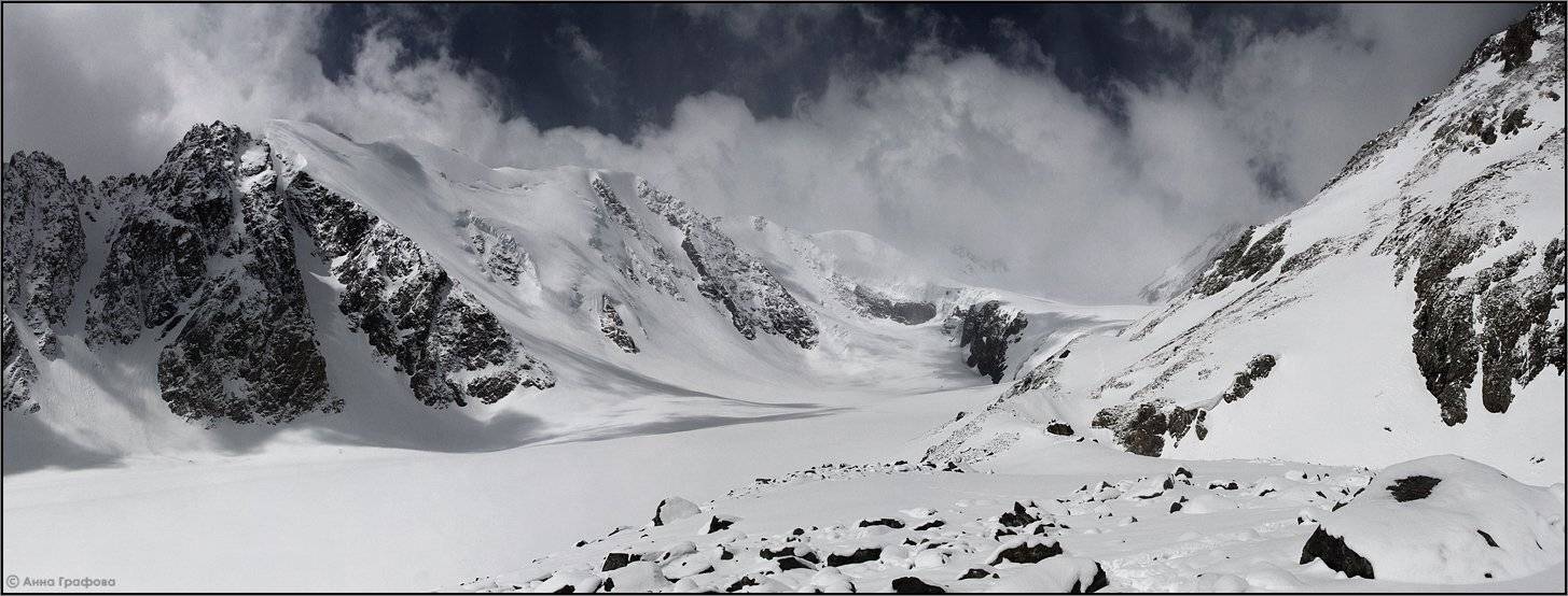 алтай, горы, горный алтай, ледник большой актру, голубое озеро,актру, утро, май, аня графова, Аня Графова