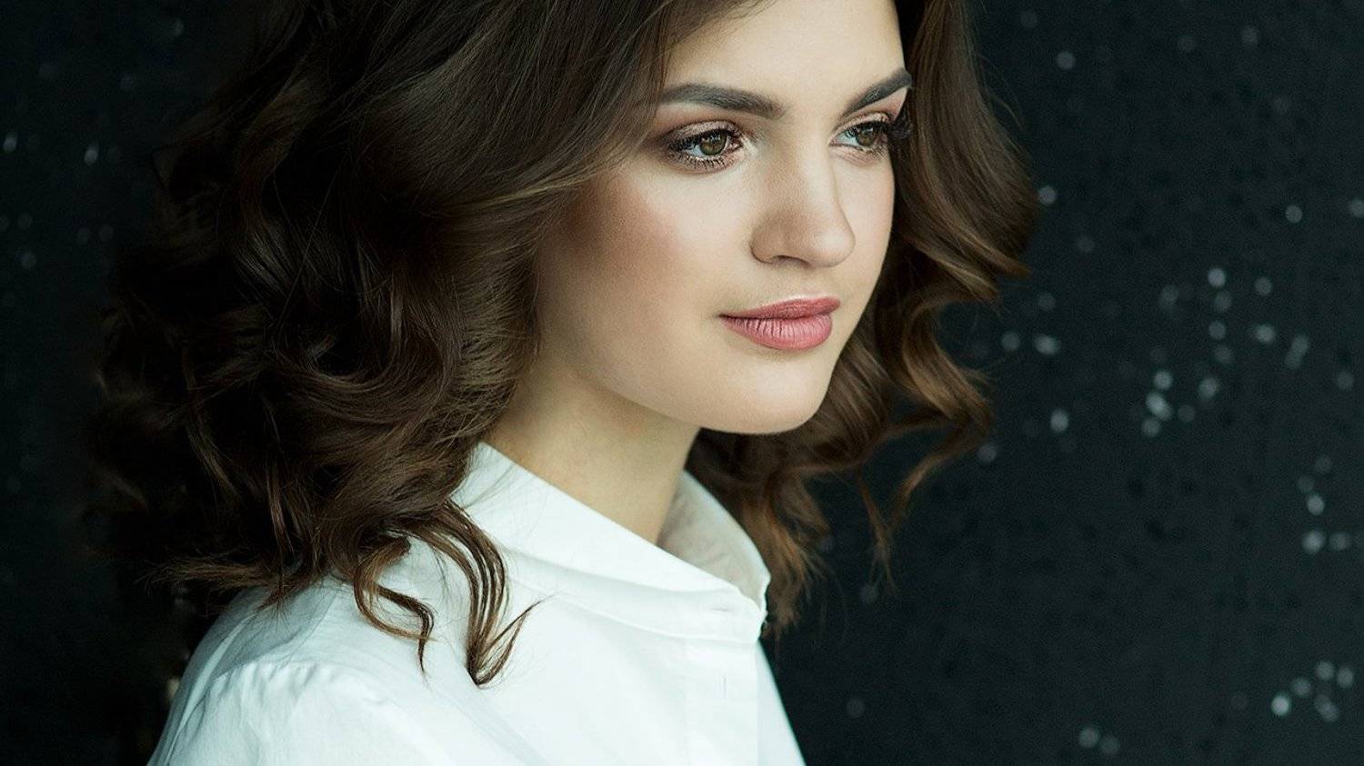 девушка, красивая, брюнетка, глаза, портрет , Дарья Комарова