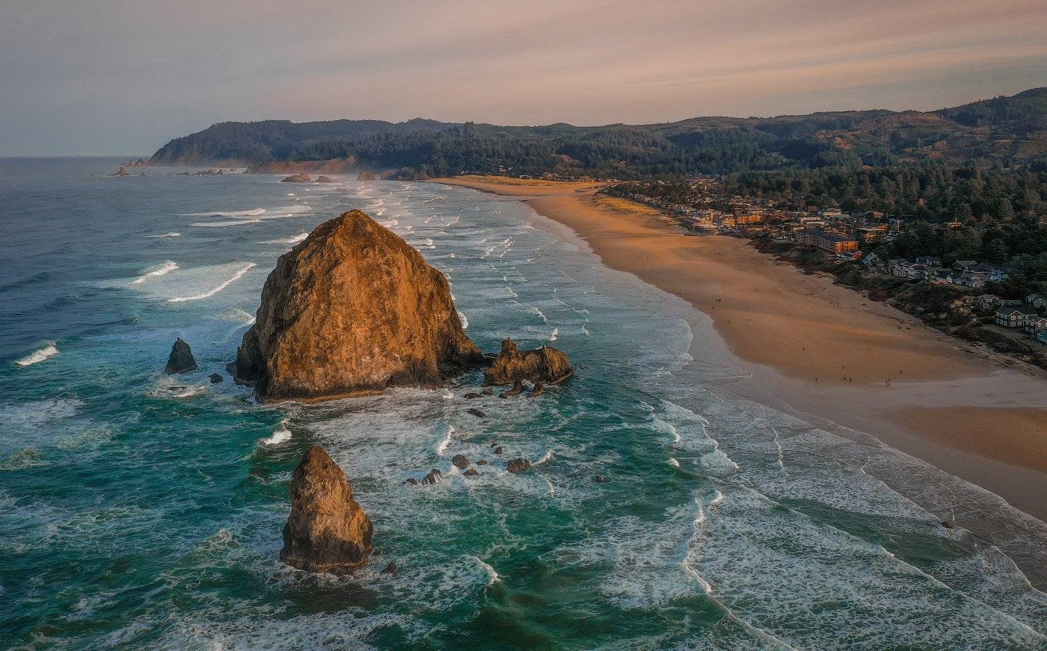 usa, drone, dji,  mavic, сша, cannon beach, Юрий (Phototours.pro) Шевченко