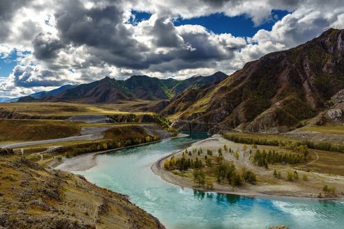 Слияние Катуни и Чуи 