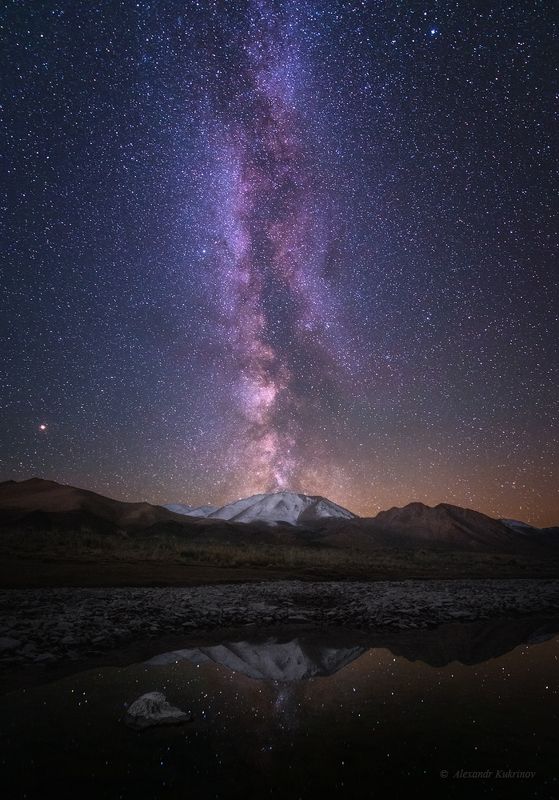 монголия, ночь, звёзды, млечный путь Под монгольскими звёздами... фото превью