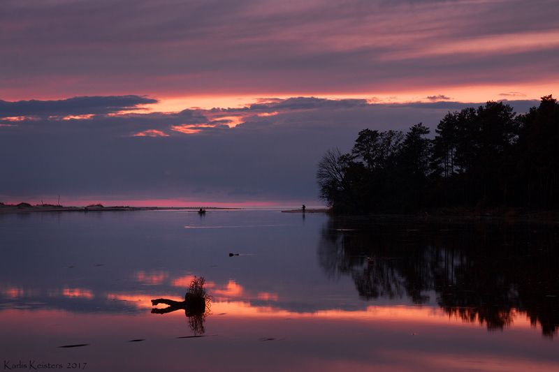Вечер в устье Гауи фото превью