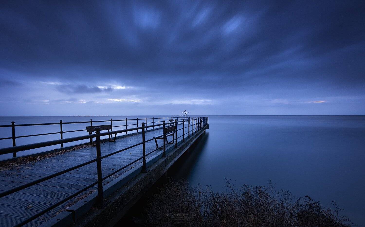 blue, see, poland, landscape, landschaft, landscapes, landmark, clouds, morning, canon,, Sieku Łukasz