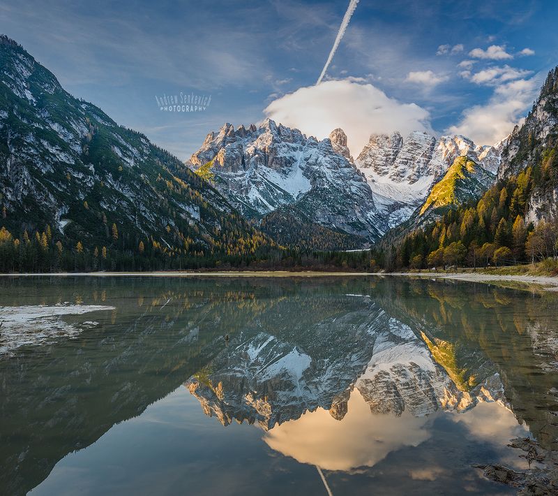 доломиты, dolomites, italy, lago di landro Чистота и симметрия :) фото превью