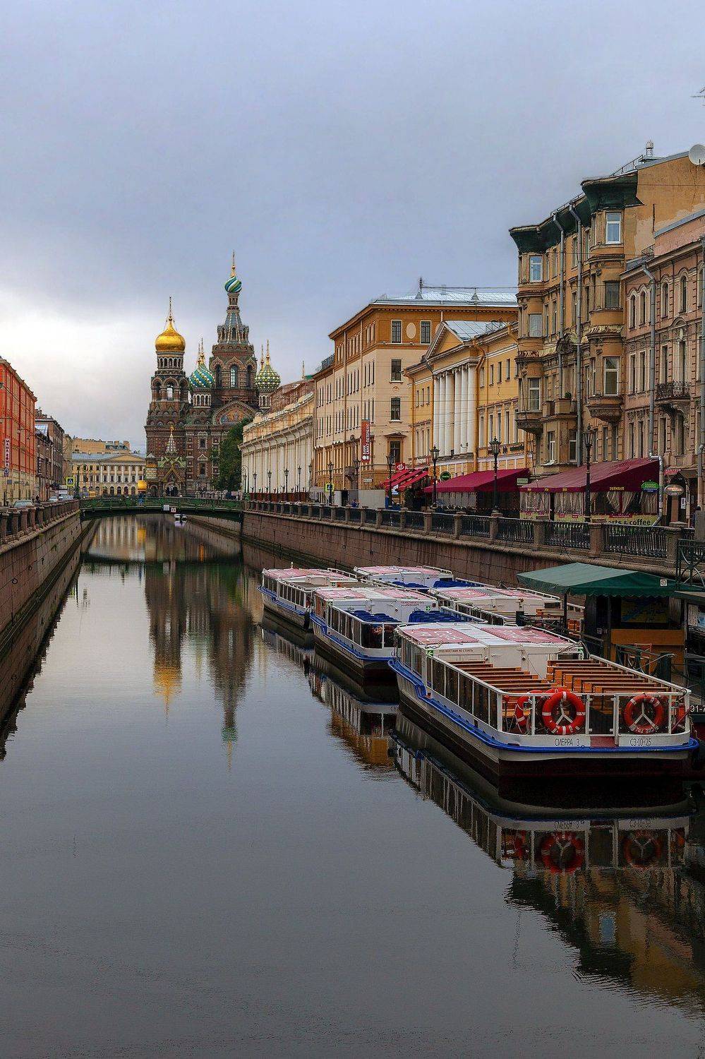 утро, река, канал, церковь, санкт-петербург, город, архитектура, Александр Игнатьев