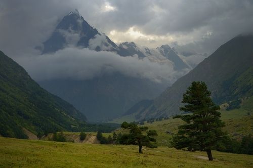 Вечер в горах