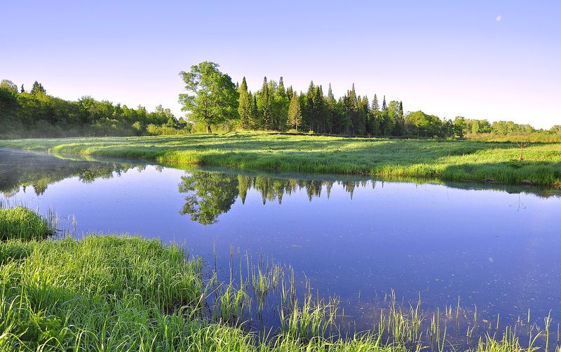 удмуртия,кез,пейзаж,река чепца,май Рассвет на Чепце фото превью