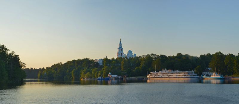 валаам, монастырская бухта, вечер неа валааме, ладога Колокола фото превью