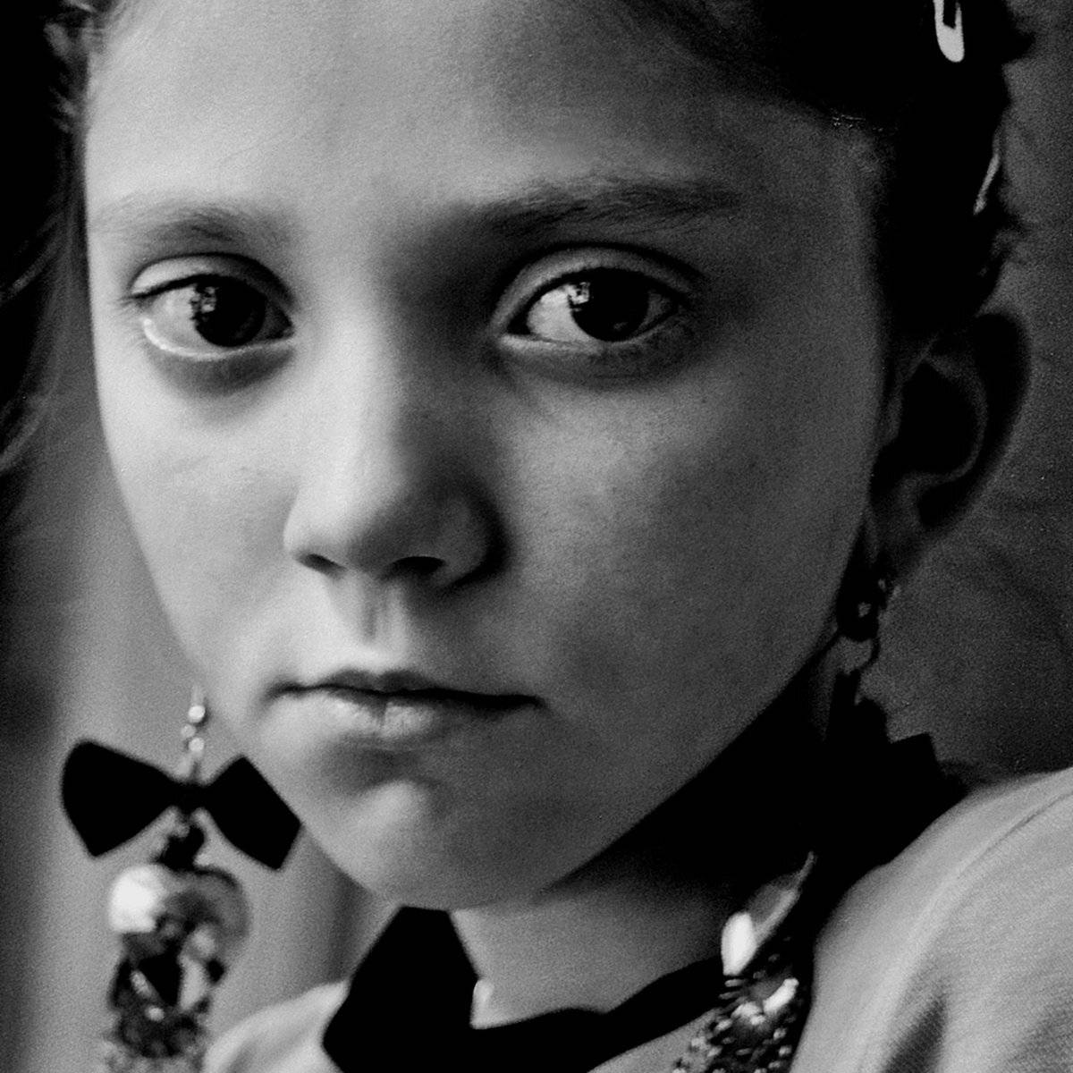 портрет, девочка, глаза, взгляд, чб, апатиты, спб, Николай Смоляк