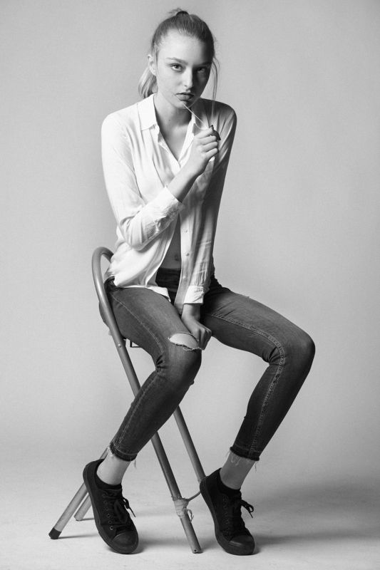 Light, Studio, Model, Fashion, Asen Andreev Photography, Asen Andreev, Monochrome, B&W, Black & White, Pose, Posing,  Ivena фото превью