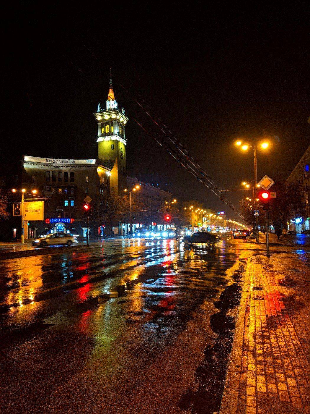 город,вечер,цвет,пейзаж, Сергей Богачёв