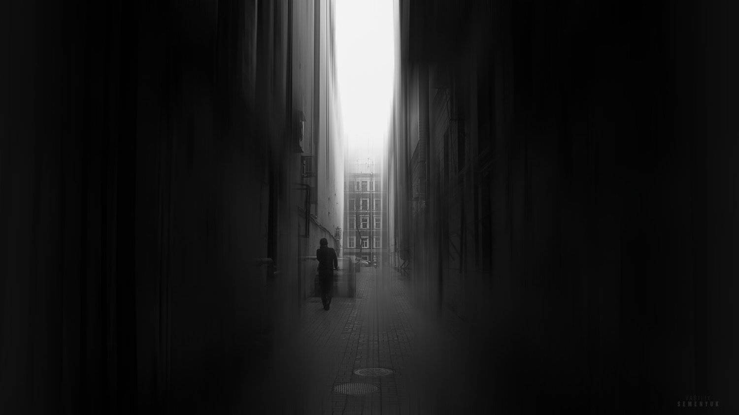 питер, черно-белое, настроение, ч/б, человек, mood, b/w, city, conceptual., Семенюк Василий