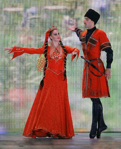 Солисты Ансамбля Лезгинка..