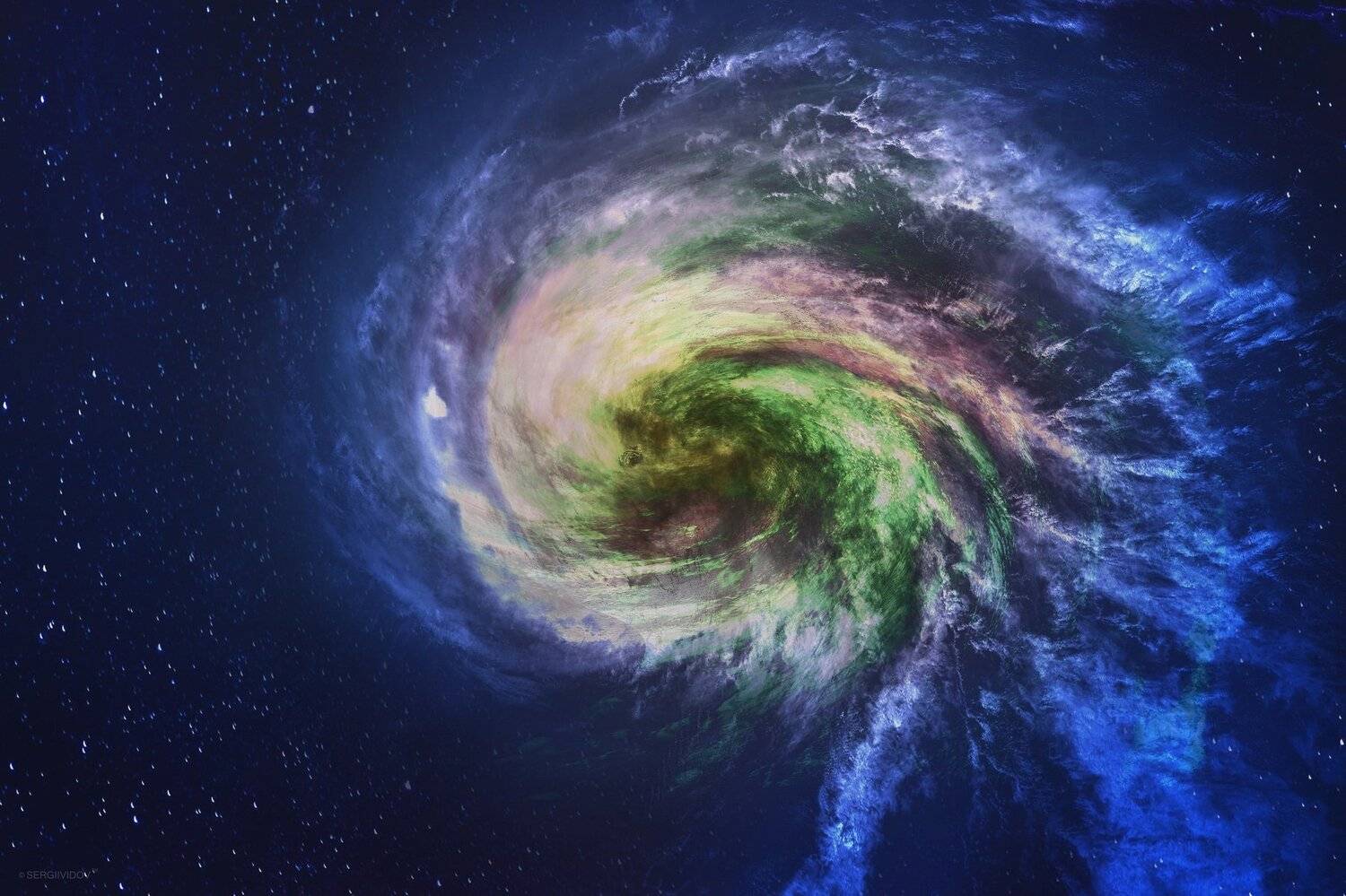 галактика, звезды, небо, вселенная, Sergii Vidov