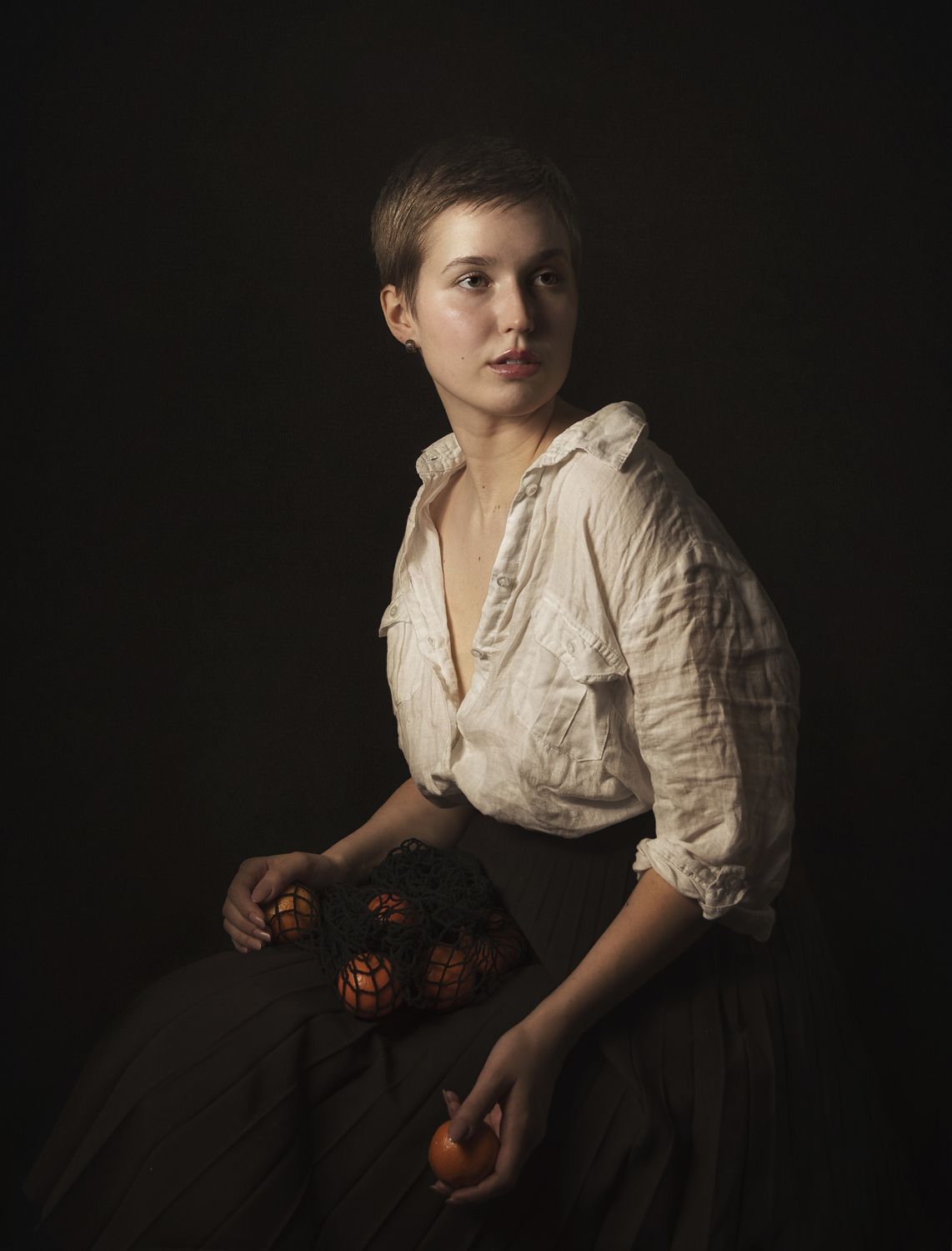 портрет , взгляд ,красивая девушка , цвет ,волосы , красивые губы ,нежность , нежность ,portrait, Natalia Kholodova