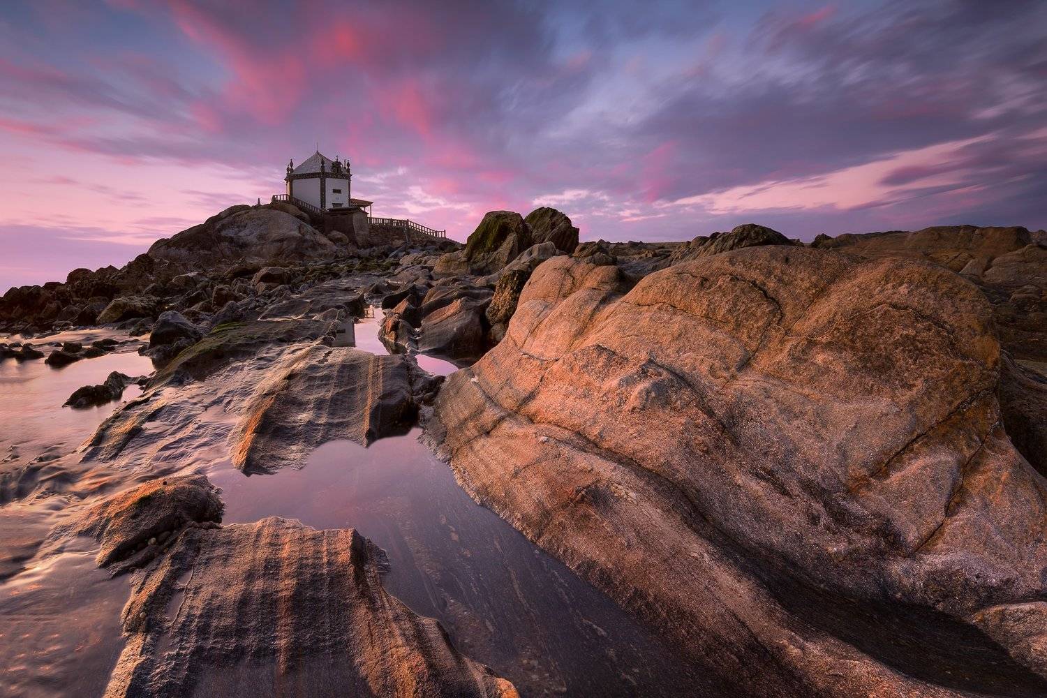 hugo, s&oacute;, hugos&oacute;, pedra, matosinhos, porto, portugal, europe, seascape, sunset, le, beach, chapel,, Hugo S&oacute;
