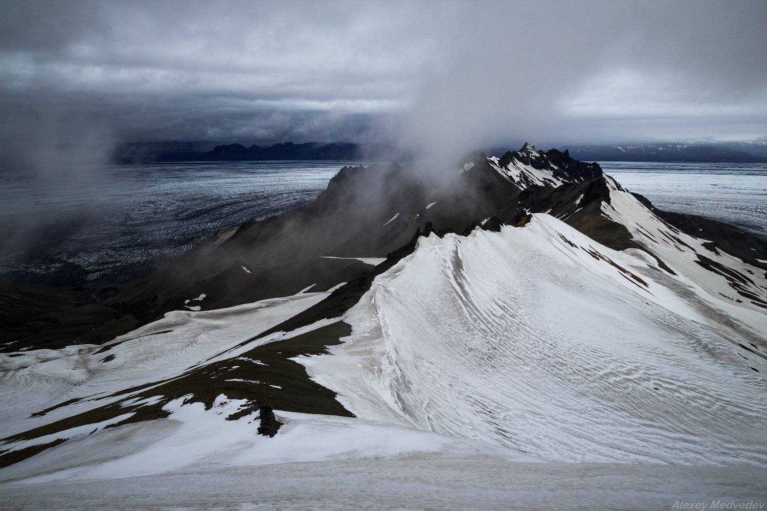 skaftafell, iceland, green,mountains,wild,north,iceland,southeast,nord,myths,hornafjorur, исландия, облако, горы, Алексей Медведев