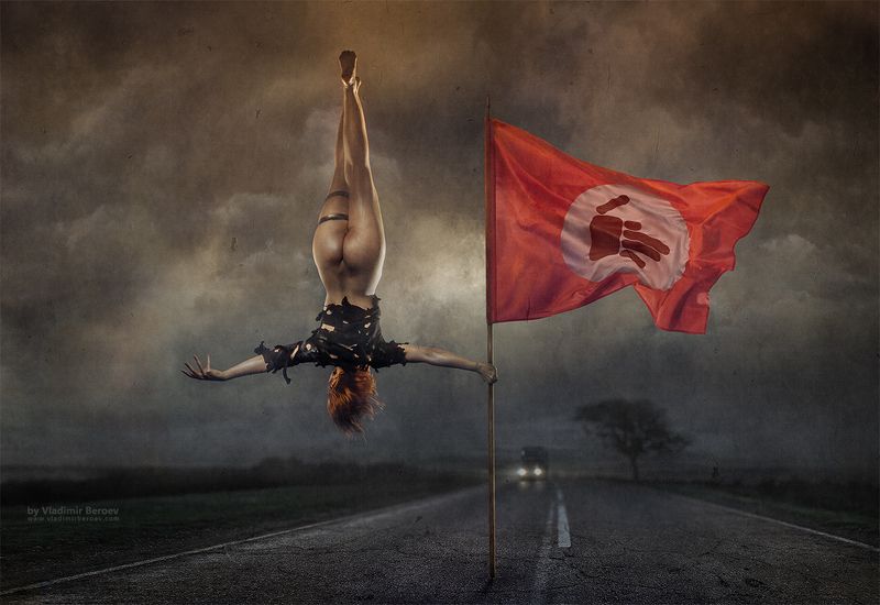 арт-ню, владимир бероеа, vladimir beroev, ню, nude, boduart, фотосессия, beauty, бьюти, бодиарт, голая, naked, фотосет Five Finger\'s Revolution. Scene 10. The Pacification фото превью