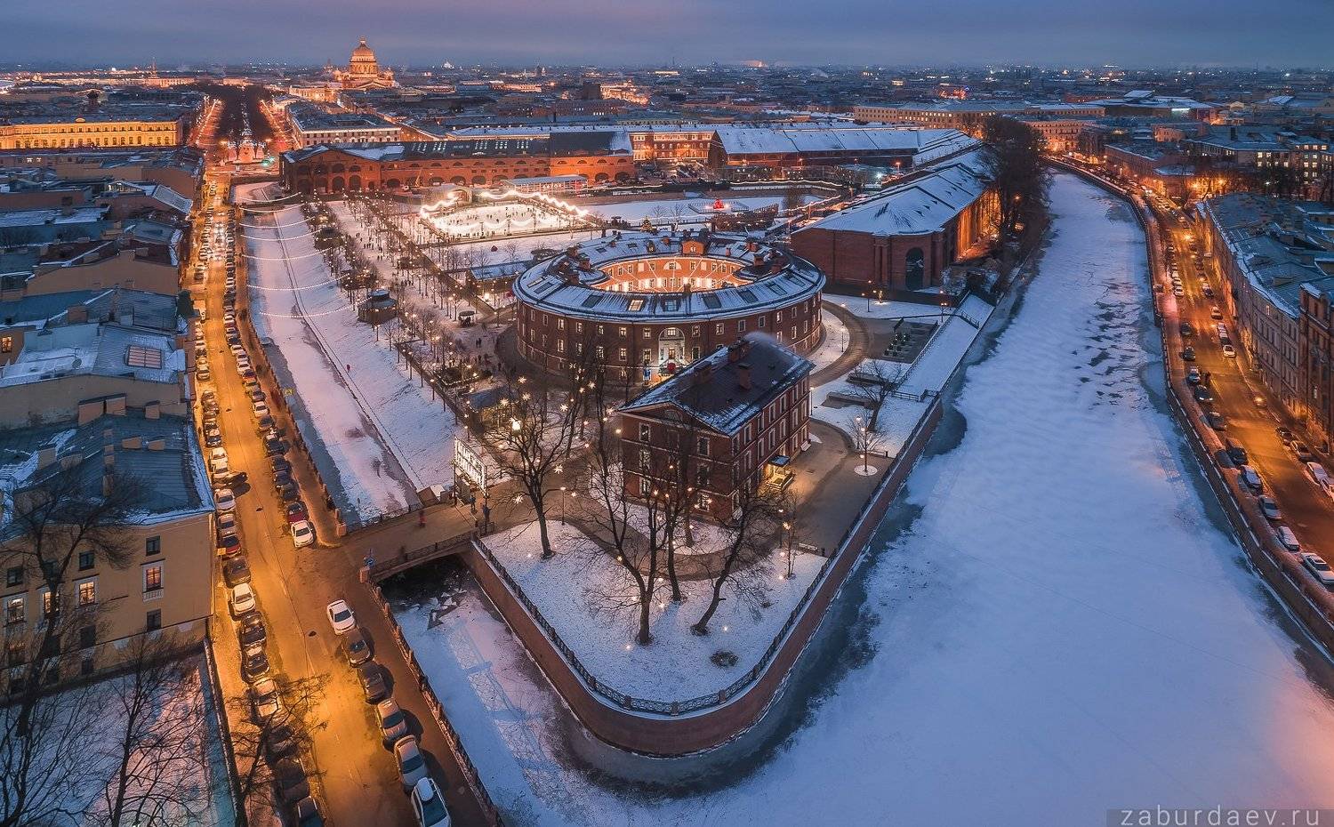 россия, петербург, санкт-петербург, питер, спб, вечер, зима, город, архитектура, Станислав Забурдаев