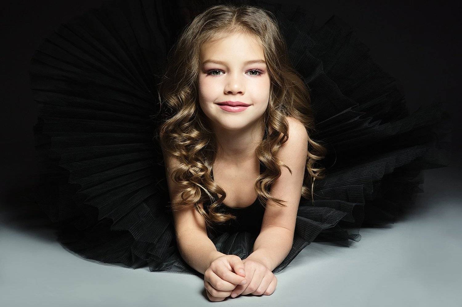 гимнастка, балеринка, милая, девочка, ребенок, улыбка, пачка, купальник, Дарья Комарова