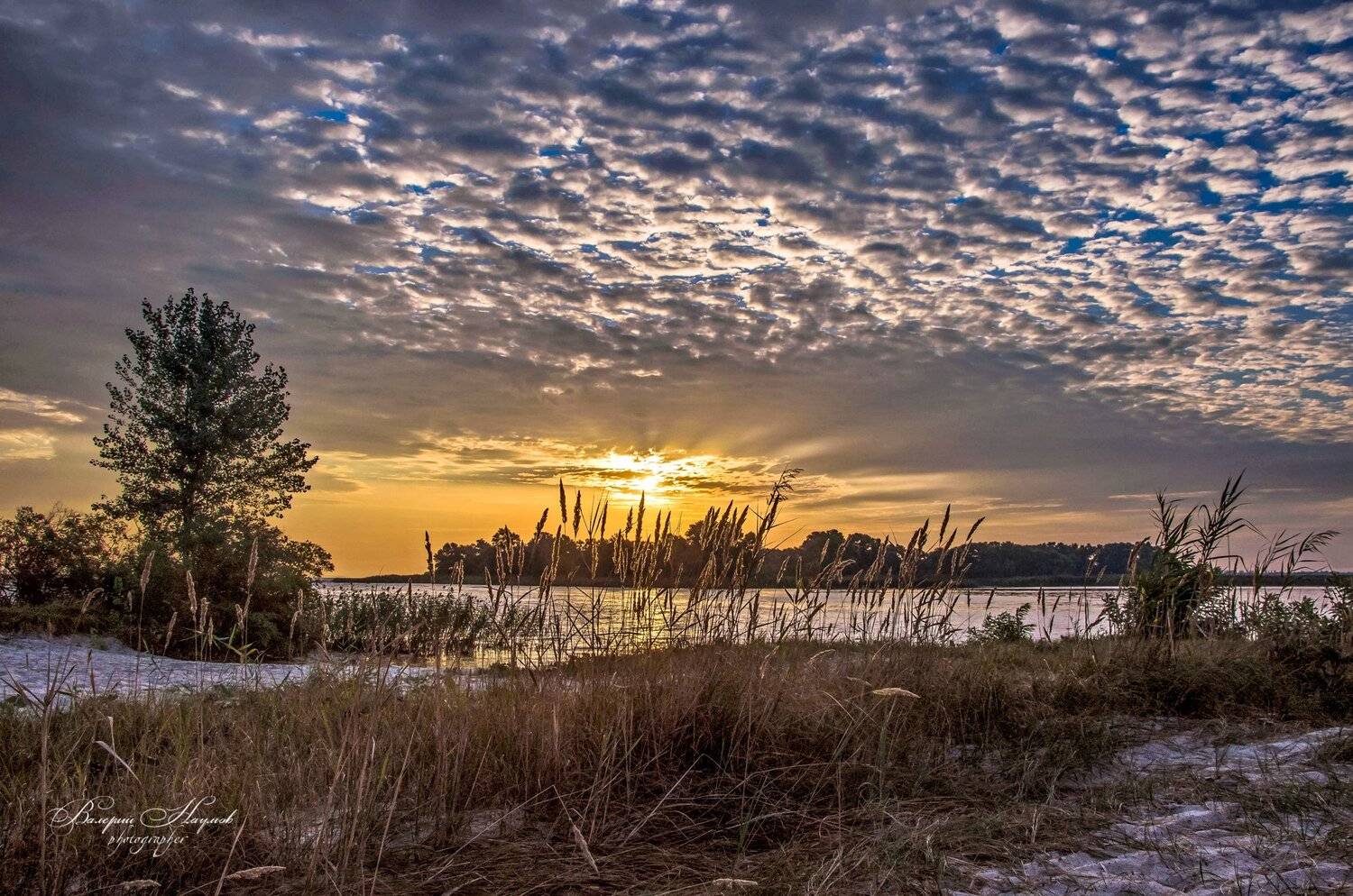 утро, рассвет, река, восход, осень, Валерий Наумов