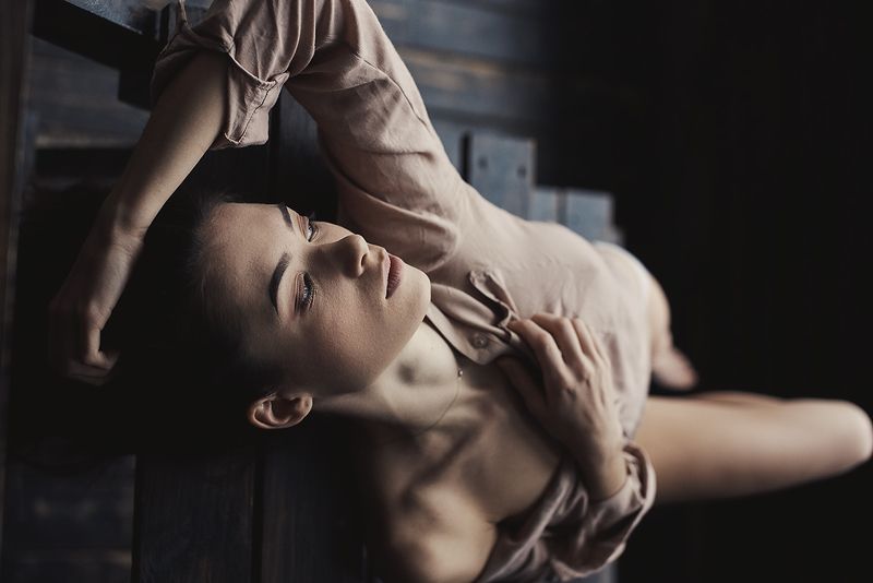 портрет, настроение, естественный свет, фотосессия, студия Надея фото превью
