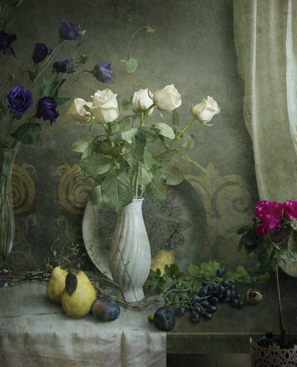 розы, сливы, груши, виноград,sarki, Станислав Солагаян