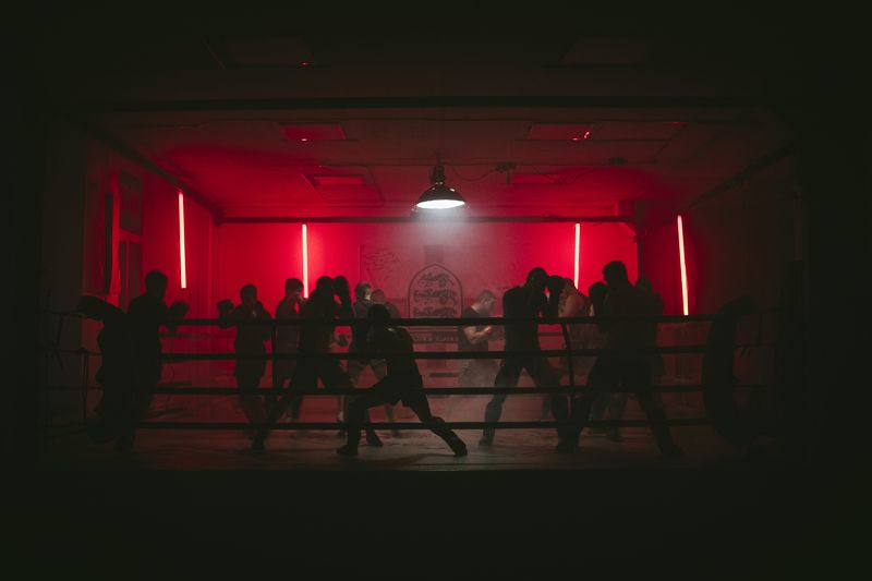 box, sport, lights, boxing фото превью