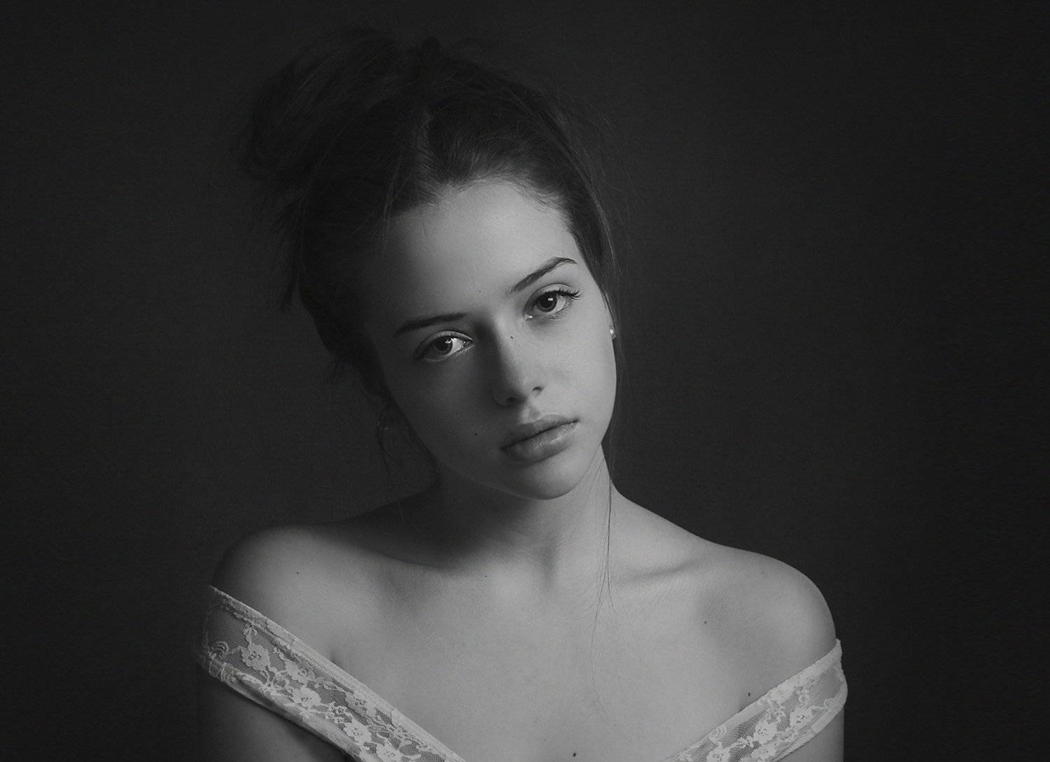 портрет,жанровый портрет , женщина, черно -белое, девушка, wb , красивая ,взгляд, Natalia Kholodova