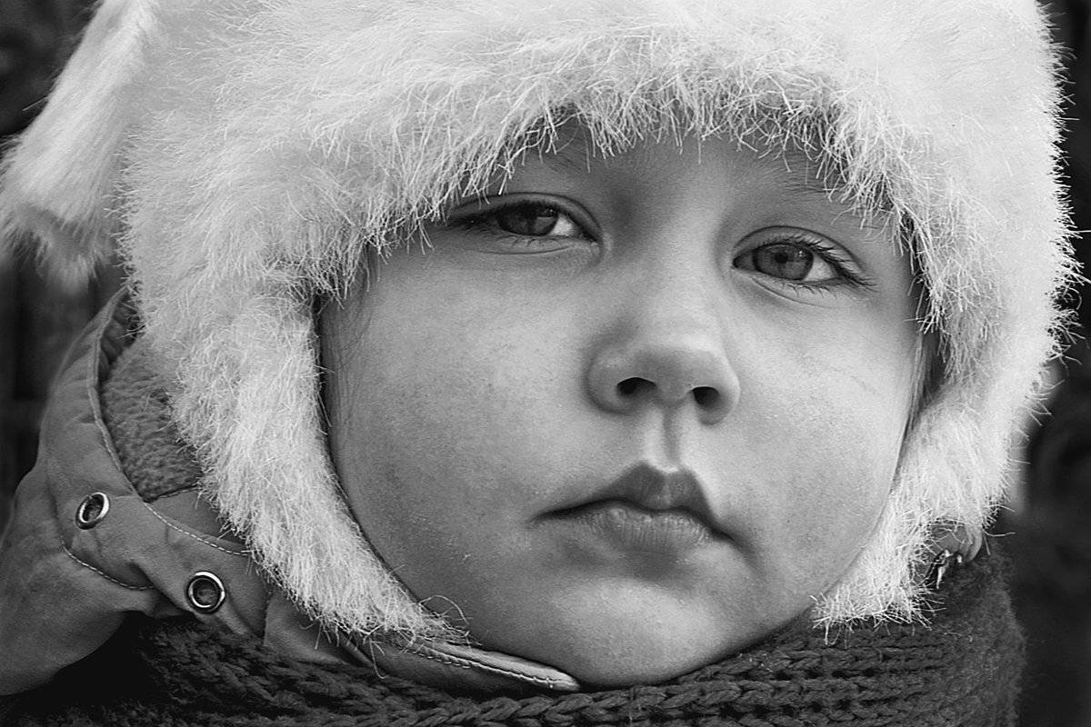 портрет, ребенок, глаза, взгляд, чб, апатиты, Николай Смоляк
