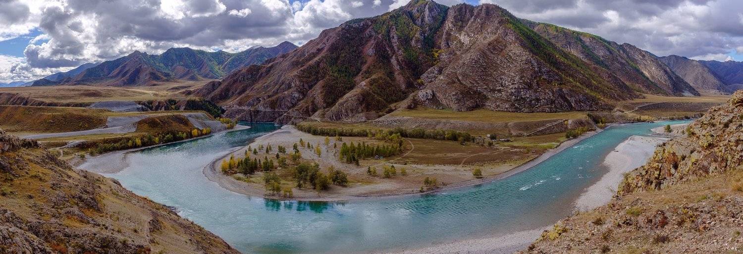 пейзаж, осень,горы, река, Горный Алтай, Александр Потапов