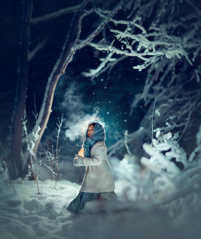 #winter #girl #night #magic#cold #lights #snow #ice #snowing #instawinter #wintertime #christmas #fairy #fairytale #woodland #wonderland #stars #nightphotography #dark #fantasy #xmas #december #magic Зима фото превью