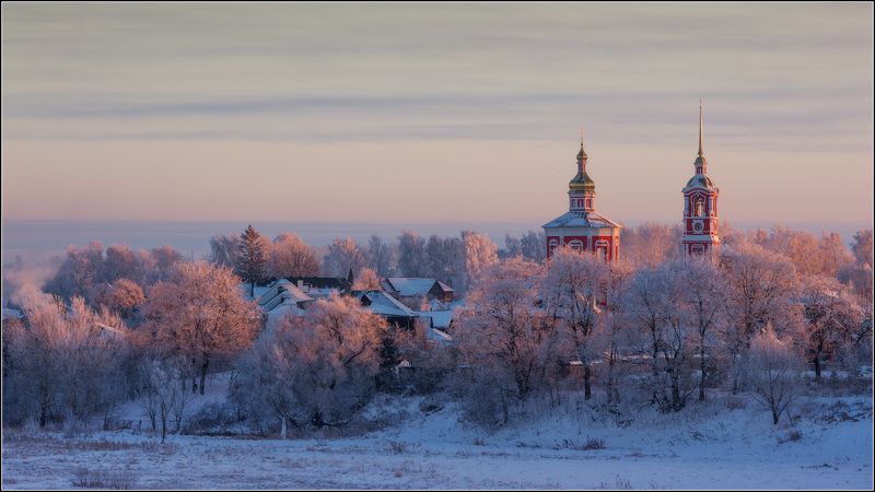россия, владимирская обл, суздаль Зимы волшебное сияние фото превью