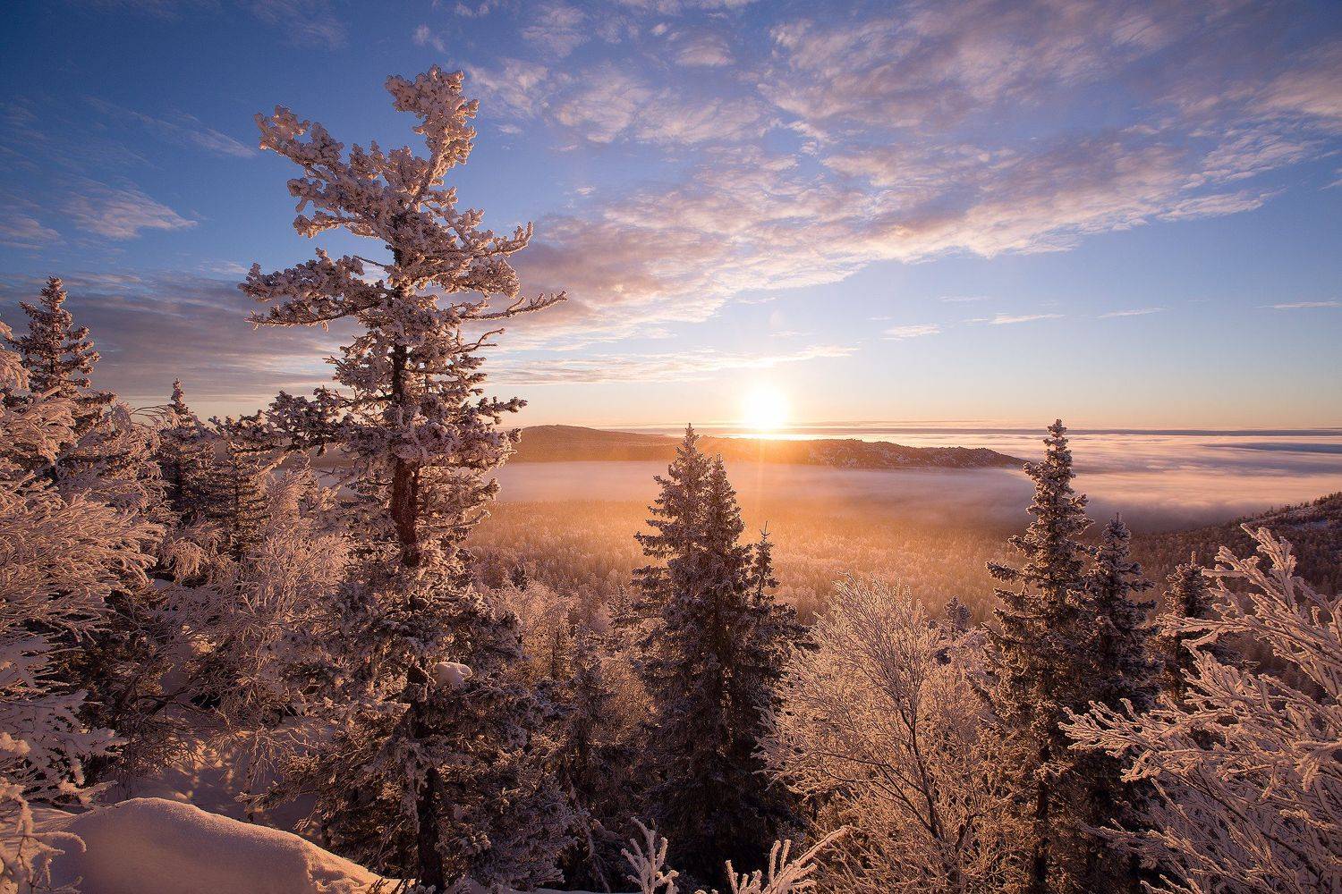 Таганай, Урал, восход, утро, Владимир Кочкин