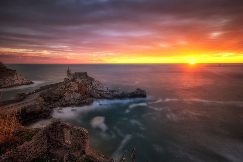 landscape   sea   sunset Portovenere фото превью