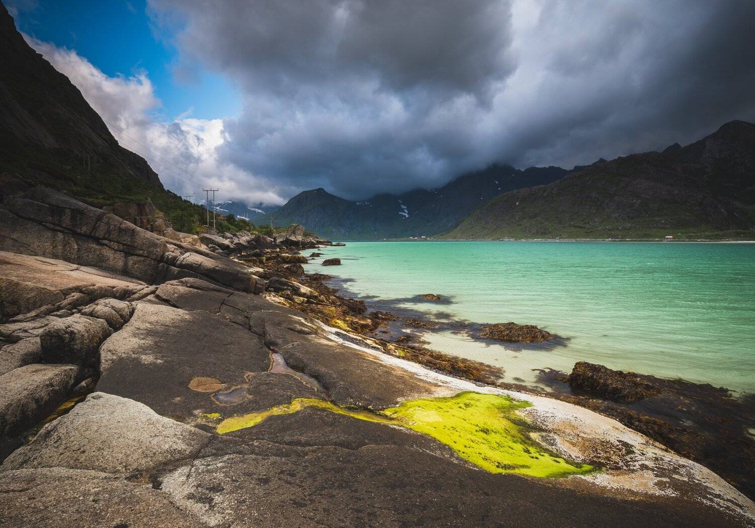lofoten,norway,sea,colours,flakstadpollen,norwegian,scandinavia,scandinavian,water,north,summer,summertime,amazing,shore,shoreline,, Adrian Szatewicz