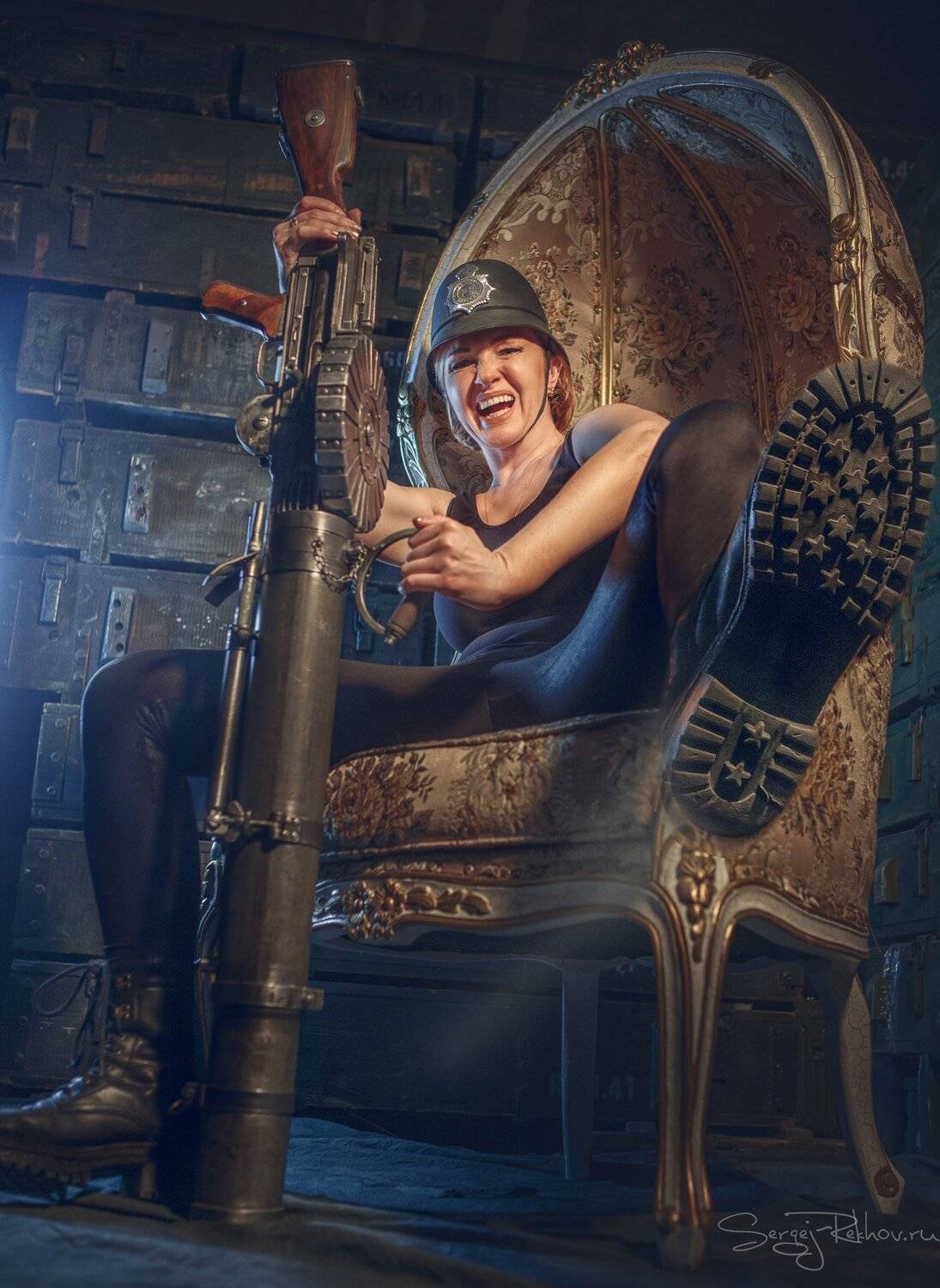 портрет, юмор, полицейский, ботинок, rekhov, Сергей Рехов