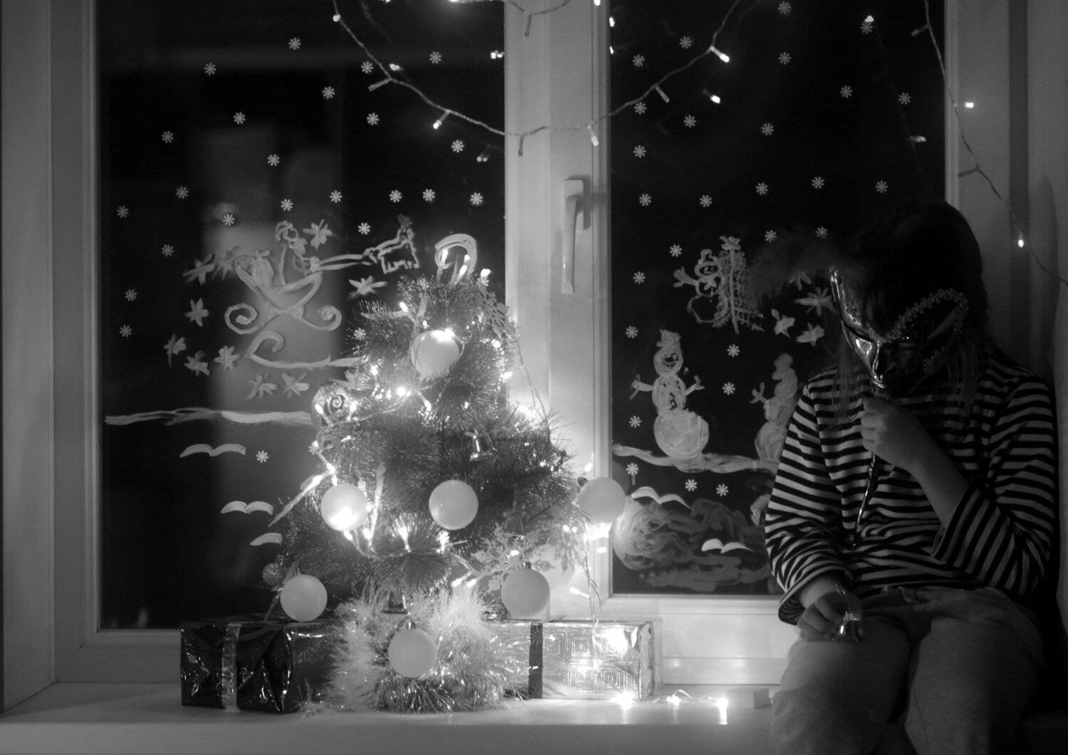 жанр, черно-белое, дети, Вера Шамраева