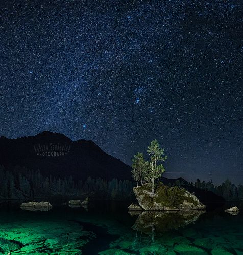 Изумрудные воды, бриллианты звёзд...