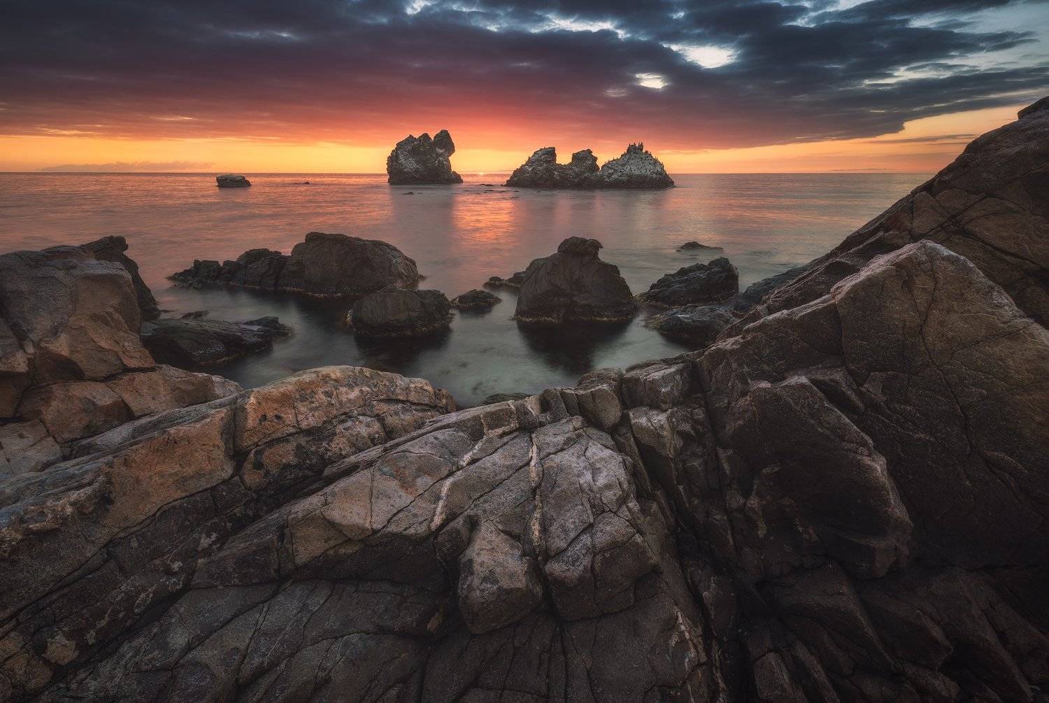 крым, море, черное море, рассвет, скалы, карасан, мыс плака, пейзаж, природа, пейзажная фотография, путешествия, туризм, россия, Лузанов Вячеслав