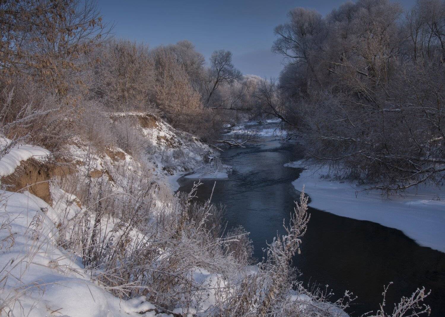 река,зима,подмосковье,снег, Павел Ныриков